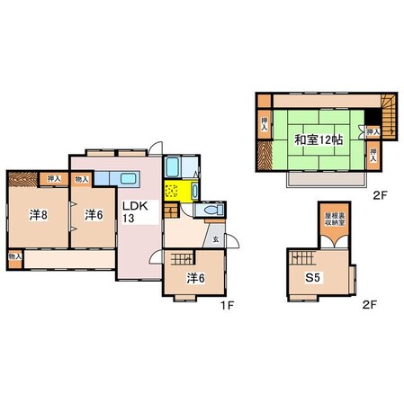 中村住宅の物件間取画像